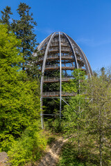 Aussichtsturm des Baumwipfelpfades im Nationalpark Bayerischer Wald