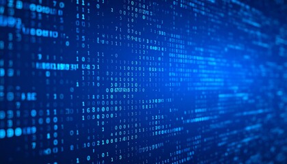 Abstract digital code background