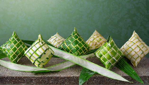 Ketupat delicious rice cake popular during Eid al-Fitr