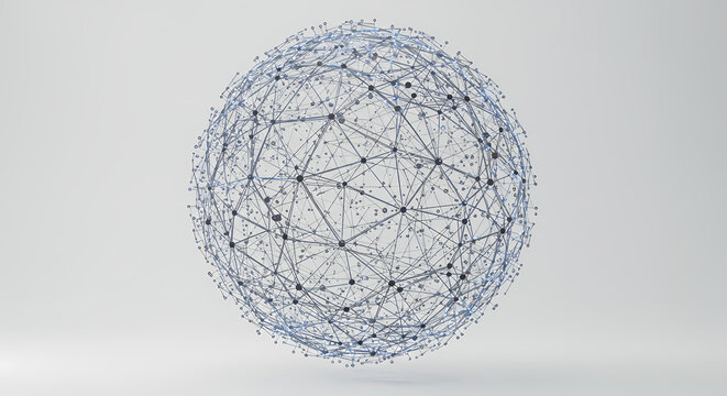 Abstract Music Notes Sphere: Background Texture for Design Projects