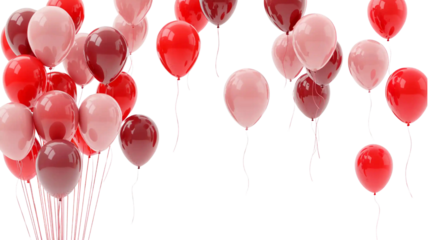 Balloons on a Transparent Background