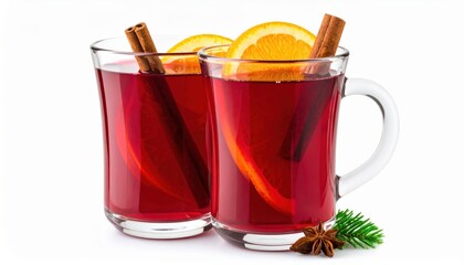 Warm and Inviting Mulled Beverage with Cinnamon and Orange Slices Perfect for Cozy Winter Gatherings
