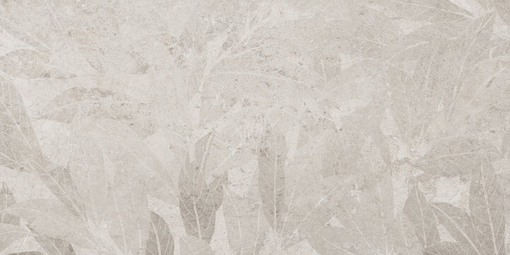 stone texture with subtle leaf pattern creating natural botanical abstract background.