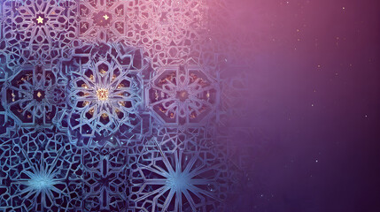 abstract Islamic fractal background
