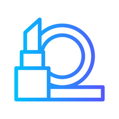 Fototapeta premium makeup gradient icon