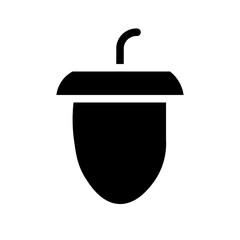 food glyph icon