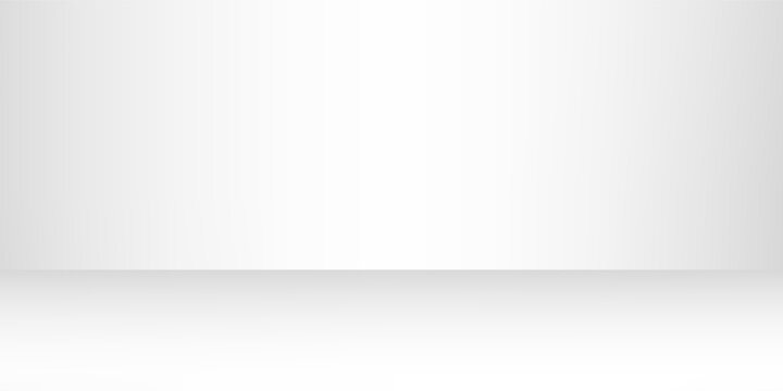 Modern white and gray studio background simple abstract