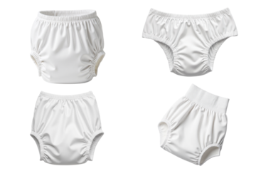 Reusable diaper cloth diaper baby product eco friendly white color infant wear soft material adjustable fit comfortable washable