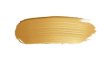 Golden paint stroke artistic texture vibrant color abstract design creative background shiny finish smooth application artistic expression