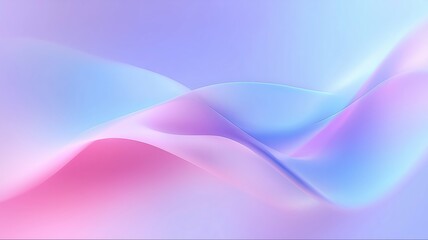 Naklejka premium Purple and pink wave with a blue background. The wave is very smooth and has a very calming effect
