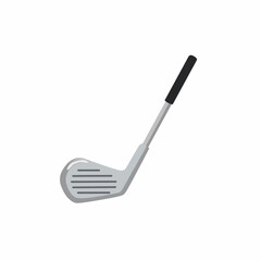 Golf club icon isolated on white background equipment for sport activity