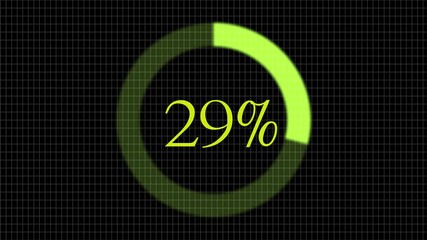 29%29% 29%Bar Chart Animation percentage diagrams modern animation design percentage circle 4K animation. neon circle and cc  action background. motion - Powered by Adobe