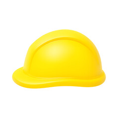 Fototapeta premium yellow hard hat. safety helmet for head protective equipment in industry or construction work.