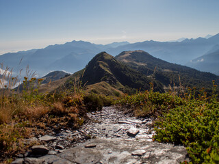 high mountain landscape