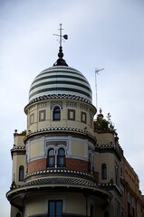 Obraz premium View of the historic La Adriatica Building in Seville