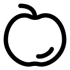 Food outline icon set