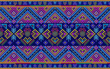 seamless geometric pattern with triangles