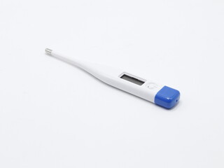 Blue and white color digital thermometer