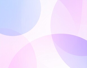 Soft Gradient Overlays of Pastel Circles on a Clean White Background - Abstract Design