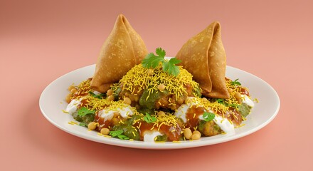 Delicious Samosa Chaat: Indian Street Food Delight