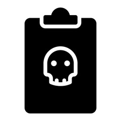 clipboard glyph icon