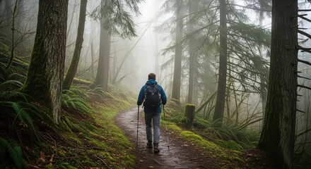 Obraz premium walking in the woods