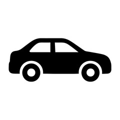 Fototapeta premium Car Icon, Vehicle and Transportation Symbol