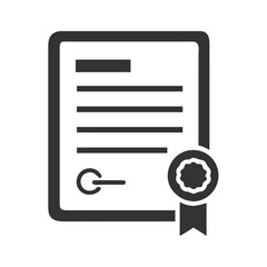 Document with seal and signature illustrating official certification  
