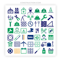Construction Icons Set with Building Tools Building Construction, Construction Crane, Construction Tools, Construction Industry, Construction Project,
