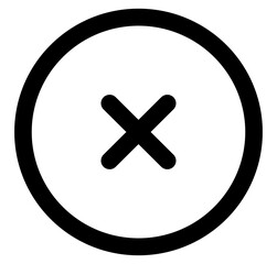 Sign and Symbol outline icon set