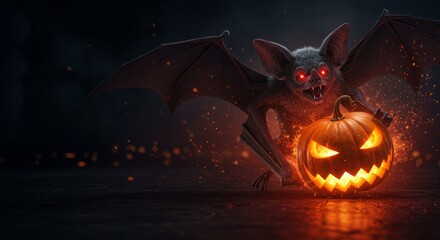 Haunted forest bat