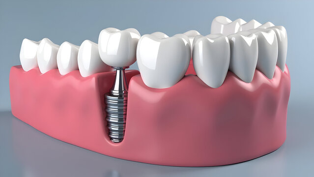CAD/CAM Crown Restoration for Premolar Implant
