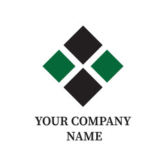 Abstract Geometric Diamond Shape Logo Design for Corporate and Business Branding