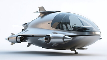 Fototapeta premium Jet-powered Droplet Boat