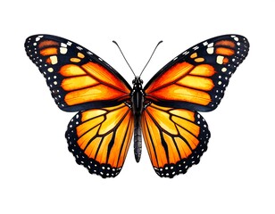 Obraz premium Monarch butterfly, vibrant colors
