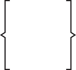 Curly Brackets Vector Illustration