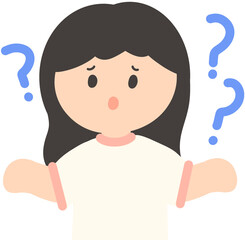 Curious Girl Character