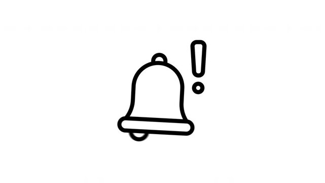 alarm bell animated icon