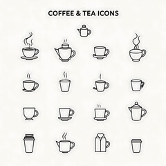 Coffee and Tea Icons