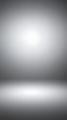 Empty grayscale studio backdrop