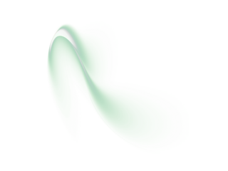 Fluid vector light streak with a soft gradient of light green and white. A modern, clean element for abstract and dynamic light effect design on transparent background

