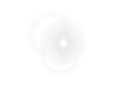 Soft, dreamy white light effect with blurred circles and a central star. A beautiful vector element for elegant and ethereal designs.