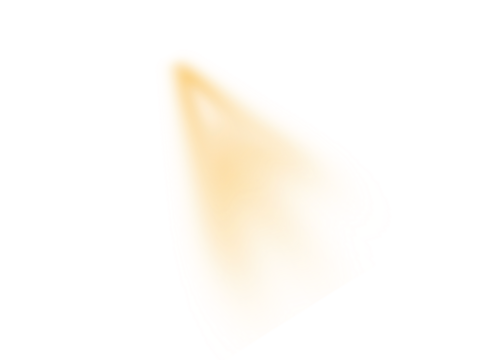 Vibrant orange spotlight beam. A powerful vector light effect with bright rays and a transparent background, ideal for stage and event designs.

