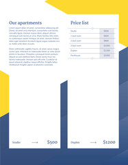 modern business card template Flyer-Letter-SideB