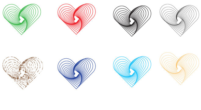 set of hearts vactor
