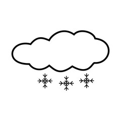 Cloud Icon, Vector Cloud Icon With Simple Style.