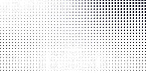 Light gradient halftone dots grunge wide background shape dots Monochrome dotted texture modern seamless modern arts