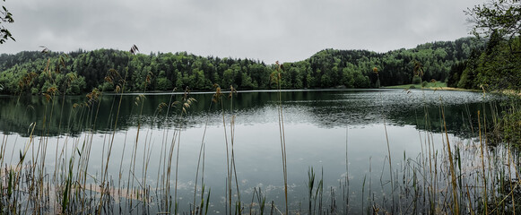 Lake Alatsee in Füssen, Bavaria