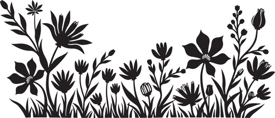 "Wild Bloom Silhouette"