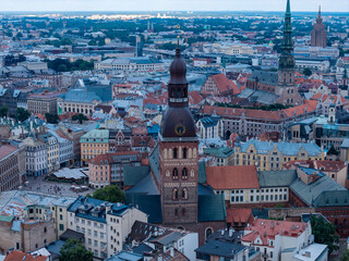 Obraz premium Riga, Latvia. 2.08.2025.Architecture of old town in Riga